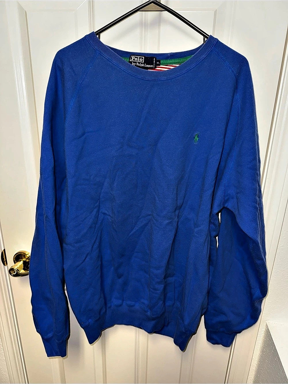 Polo Ralph Lauren Blue Crewneck Sweatshirt Size Large